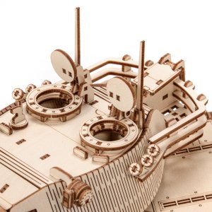 Little Story Drewniane Puzzle Model 3D - Leopard 1 10