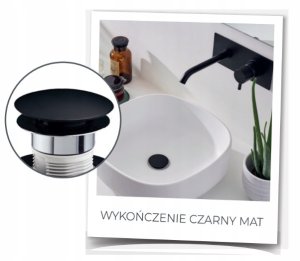 Wirquin syfon umywalkowy Nano quick-clack, czarny mat 30723978 3
