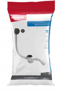 Syfon wirquin Wirquin syfon wannowy samoczyszczący quick-clac matowy czarny 30724120 2