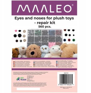 Oczy do maskotek - zestaw naprawczy Maaleo 25761 2