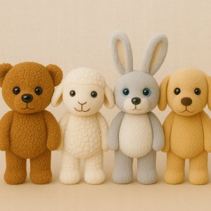 Oczy do maskotek - zestaw naprawczy Maaleo 25761 4