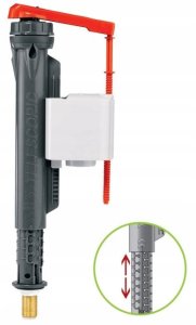 Wirquin zawór napełniający 3/8" dolnego zasilania Jollyfill Telescopic, mosiądz (worek) 16110011 1