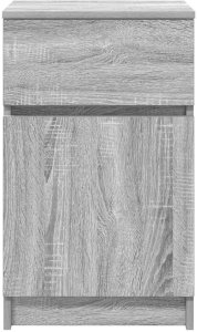 vidaXL Szafka nocna Szara Sonoma 39x35x65 cm Drewno klejone 6