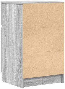 vidaXL Szafka nocna Szara Sonoma 39x35x65 cm Drewno klejone 8