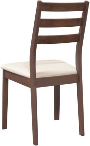 vidaXL Krzesła do jadalni z poduszkami 2 szt. lite drewno gumowe 7