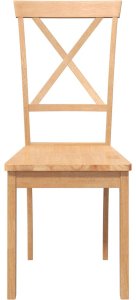 vidaXL Krzesła do jadalni 2 szt. lite drewno guma 5