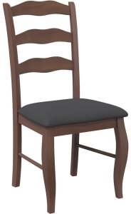 vidaXL Krzesła do jadalni z poduszkami 2 szt. lite drewno gumowe 4