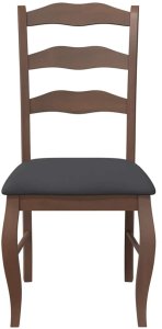 vidaXL Krzesła do jadalni z poduszkami 2 szt. lite drewno gumowe 5