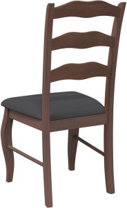 vidaXL Krzesła do jadalni z poduszkami 2 szt. lite drewno gumowe 7