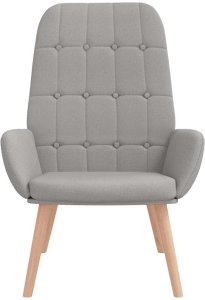 vidaXL Fotel relaksacyjny Cloud Grey Fabric 3