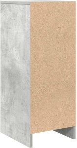 vidaXL Komoda Betonowa Szara 29,5x34x76 cm Drewno klejone 8