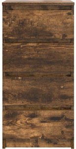 vidaXL Komoda Dąb wędzony 37,5x35x76 cm Drewno klejone 6