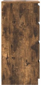 vidaXL Komoda Dąb wędzony 37,5x35x76 cm Drewno klejone 7