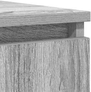 vidaXL Komoda z szufladami Szara Sonoma 100,5x35x76 cm Drewno klejone 10