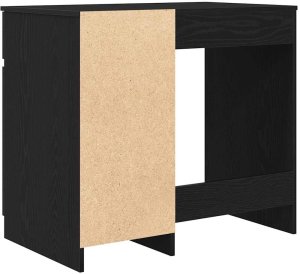 Biurko vidaXL Czarne 86 cm x 49 cm 7