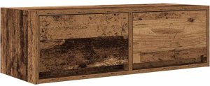 vidaXL Szafki RTV 2 szt. Stare drewno 80x31x25,5 cm Drewno klejone 6
