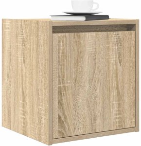 vidaXL Szafka nocna ścienna Sonoma Oak 38x34x40 cm 4