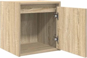 vidaXL Szafka nocna ścienna Sonoma Oak 38x34x40 cm 5