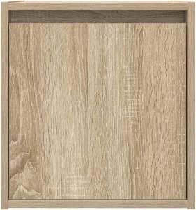 vidaXL Szafka nocna ścienna Sonoma Oak 38x34x40 cm 6