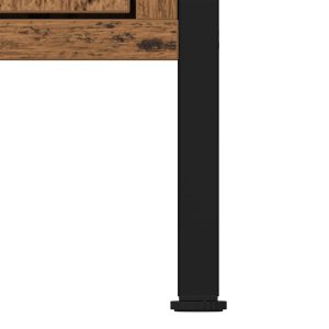 vidaXL Szafka pod umywalkę, stare drewno, 60x30x60 cm 10