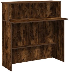 Biurko vidaXL Brązowe 100 cm x 50 cm 2