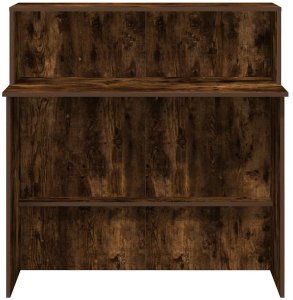 Biurko vidaXL Brązowe 100 cm x 50 cm 5