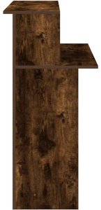 Biurko vidaXL Brązowe 100 cm x 50 cm 6