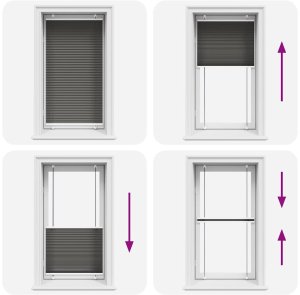 vidaXL Roleta plisowana czarna 80x100 cm Szerokość tkaniny 79,4 cm 7