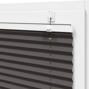 vidaXL Roleta plisowana czarna 80x100 cm Szerokość tkaniny 79,4 cm 10