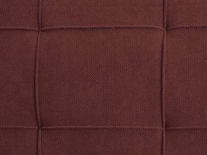 Beliani Szezlong rozkładany czerwony LOIRET 10