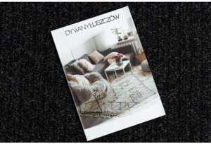 Wycieraczka antypoślizgowa CEYLON zewnętrzna, wewnętrzna, na gumie - antracyt 0923 100cm, 100x1350 cm 2