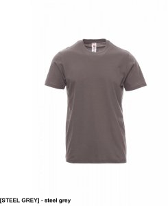 PRINT JERSEY PAYPER - Koszulka t-shirt męski roboczy 100% BAWEŁNA ELASTYCZNA 150 g/m2 - steel grey 5XL 1