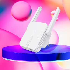 Strong 300S mostki i mnożniki Wzmacniacz sieciowy 300 Mbit/s Biały 2