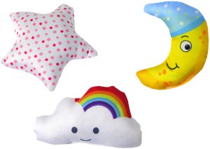 LeanToys Karuzela Do Łóżeczka Na Baterie Klips Uniwersalny Pluszowe Zawieszki Różowa 4