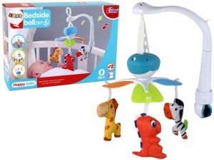 Karuzela Do Łóżeczka Na Baterie Klips Uniwersalny Zawieszki Niebieska 2