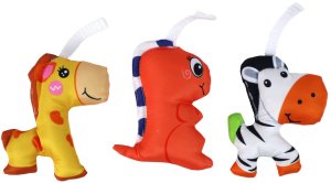 Karuzela Do Łóżeczka Na Baterie Klips Uniwersalny Zawieszki Niebieska 4