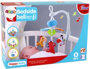 Karuzela Do Łóżeczka Na Baterie Klips Uniwersalny Zawieszki Niebieska 5