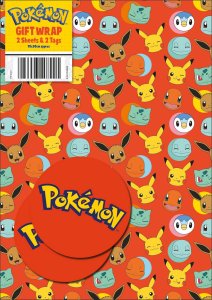 Pokemon - papier do pakowania 2 arkusze 50x70 1