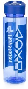 Playstation Blue Tone - bidon na wodę ze słomką 1