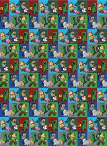 Minecraft - papier do pakowania 2 arkusze 50x70 1