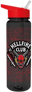 Stranger Things 4 Hellfire Club - bidon na wodę ze słomką 1