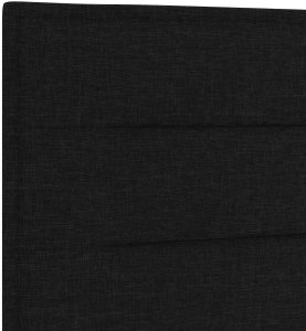 Łóżko Czarny 100x200 cm z tkaniny 11