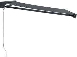 Zwijana markiza, antracytowa, 3x2,5 m, tkanina i aluminium 4