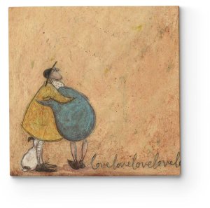 Love Miłość - obraz na płótnie 30x30 1