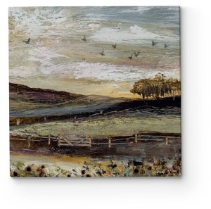 Flying Home To Roost - obraz na płótnie 30x30 1