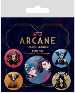 Arcane - przypinki 2,5 - 3,8 1