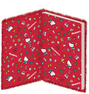 Hello Kitty Apple - pluszowy notes A5 14,8x21 2