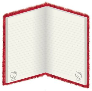 Hello Kitty Apple - pluszowy notes A5 14,8x21 3