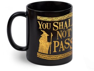 The Lord Of The Rings You Shall Not Pass - czarny kubek 1