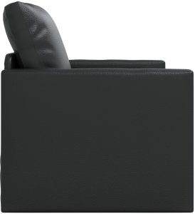 vidaXL Fotel 2-w-1  czarny 74x77x81 cm ekoskóra 6